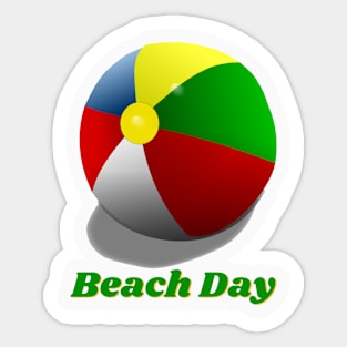 Beach Day Sticker